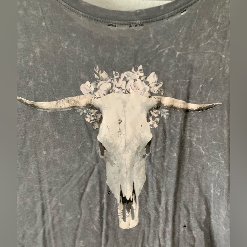 Grayson Threads Longhorn Distressed Tank - Picture 2 of 5